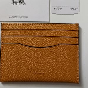 Coach Accessories - Authentic Coach Card Holder Coach Accessories - Authentic Coach Card Holder